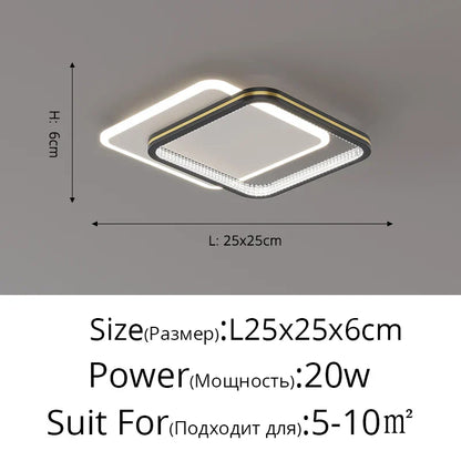 DecorBites™ Crystal LED Ceiling Lights for Home Entrance Indoor Lighting Fixtures