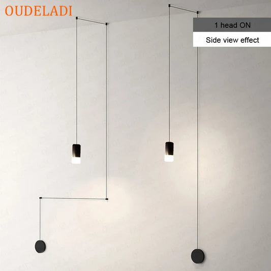 DecorBites™ Industrial Retro Wall Lamp Black LED Hanging Light