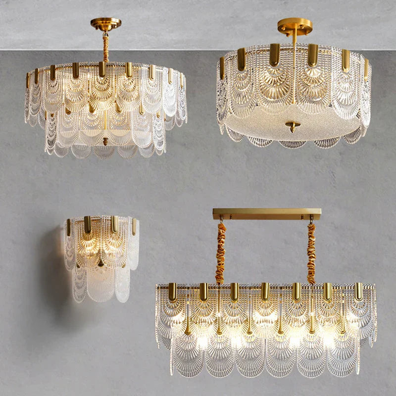 DecorBites™ Luxe Palace Ceiling Chandelier - Elegant LED Lighting for Home and Hotel