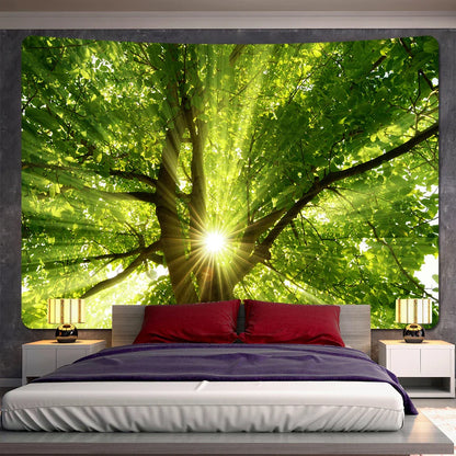 Decobites Forest Home Decor Tapestry Hippie Bohemian Wall Hanging - Large Size Skyline Sheets