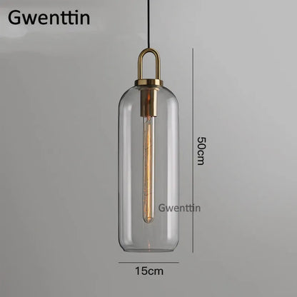 DecorBites™ Luxe Glass Ball Pendant Lights: LED Nordic Hanging Lamp for Home Art Decor