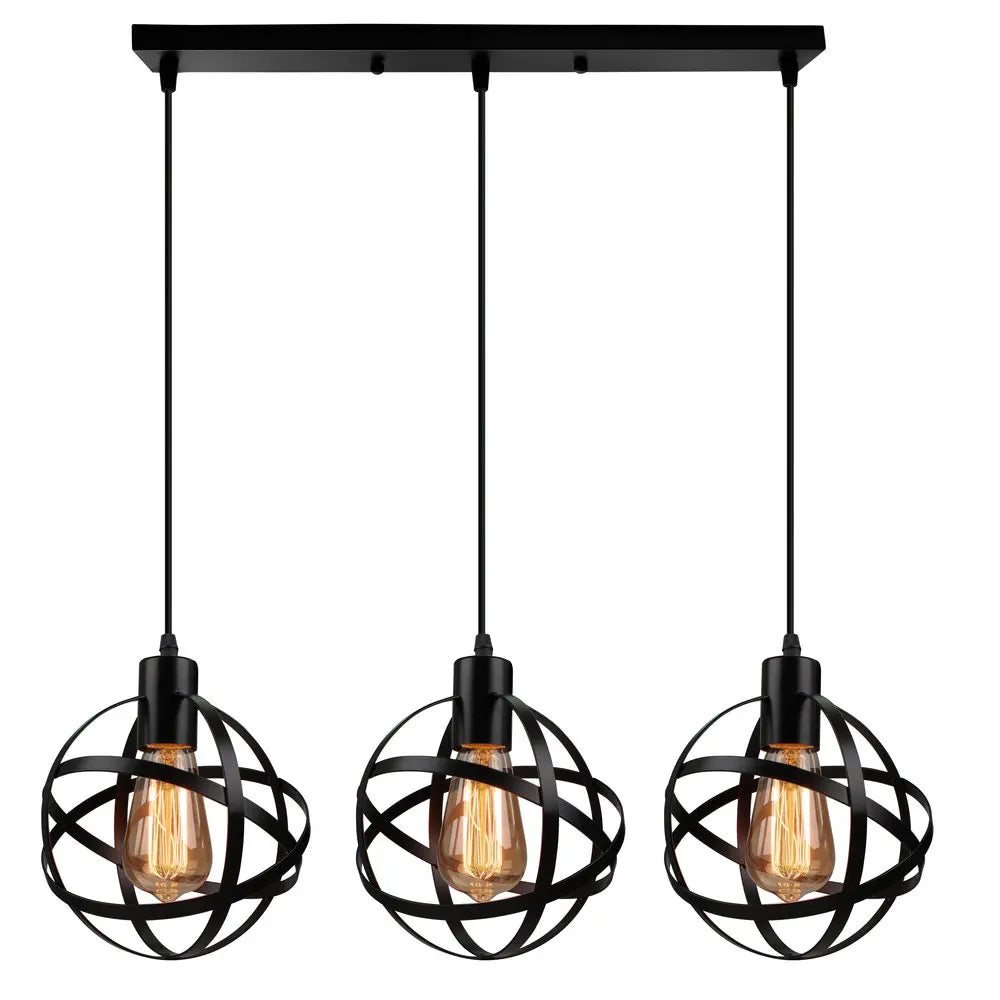 DecorBites™ Industrial Pendant Lights - Modern Kitchen Island Lamp, Cafe Hanging Light