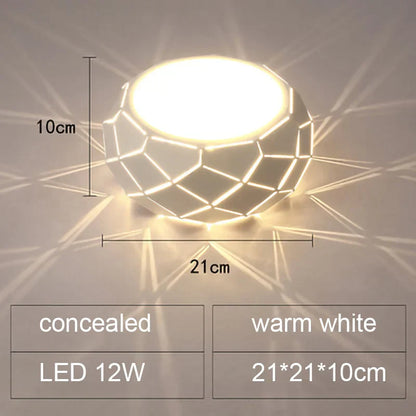 DecorBites™ LED Ceiling Light: Simplicity 5W 12W Dimmable Cylinder Lamp for Aisle Corridor