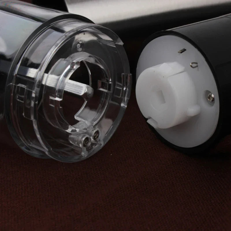DecorBites™ Electric Salt Pepper Grinder Stainless Steel Spice Mill Kitchen Tool