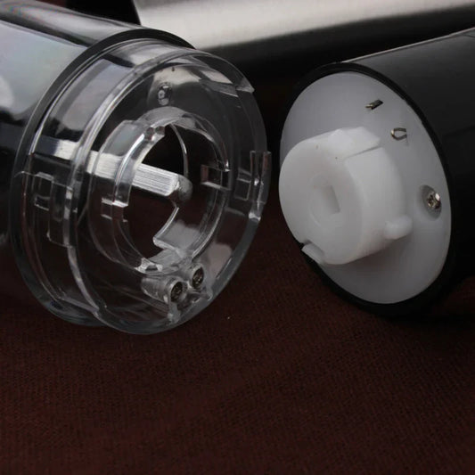 DecorBites™ Electric Salt Pepper Grinder Stainless Steel Spice Mill Kitchen Tool