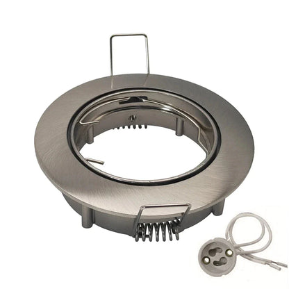 DecorBites™ Adjustable LED Ceiling Downlight GU10/MR16 Lamp Socket Holder Spot Lights Base