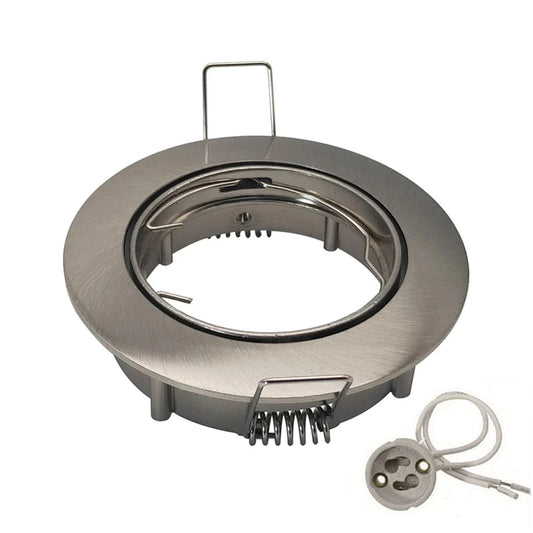 DecorBites™ Adjustable LED Ceiling Downlight GU10/MR16 Lamp Socket Holder Spot Lights Base