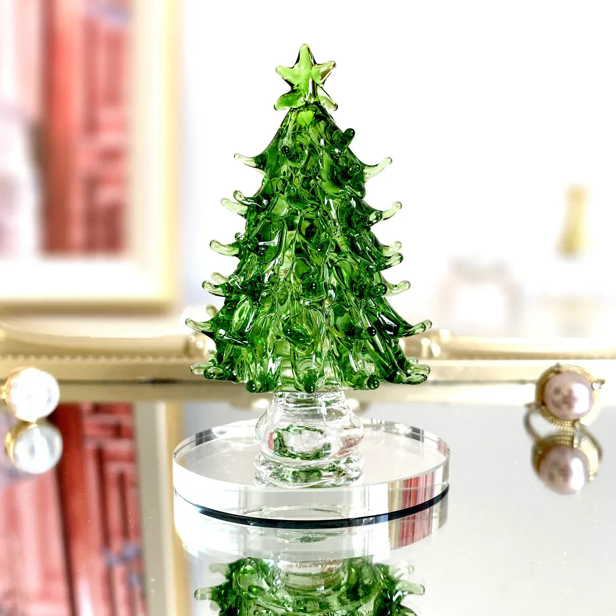 Figuras de Animales Sopladas en Vidrio Decorbites™ Estatuilla de Cristal Coleccionable Decoración para el Hogar Regalo