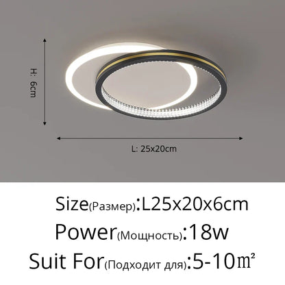 DecorBites™ Crystal LED Ceiling Lights for Home Entrance Indoor Lighting Fixtures