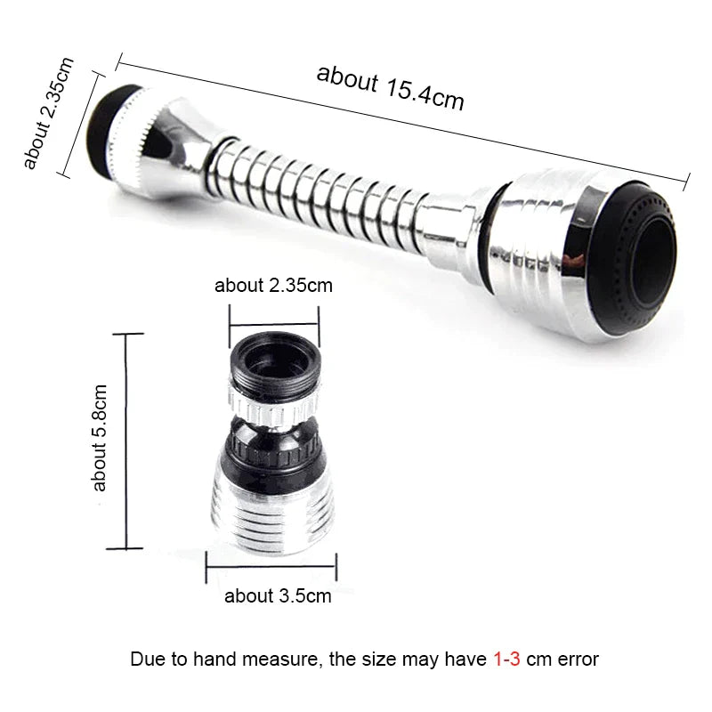 DecorBites™ Kitchen Faucet Extension Tube for 360 Degree Adjustment