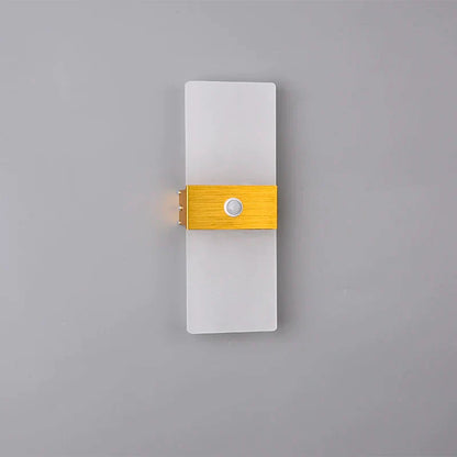 ديكوربايتس™ مصباح حائط LED أكريليك | مصباح حائط من الألومنيوم المصقول للديكور الداخلي للمنزل