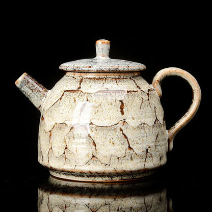 DecorBites™ Ceramic Kung Fu Tea Pot - Traditional Chinese Teaware, 300ML Great for Tea Brewing