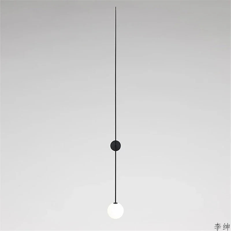 Aplique de pared LED con forma de bola de cristal DecorBites™ - Diseño nórdico minimalista