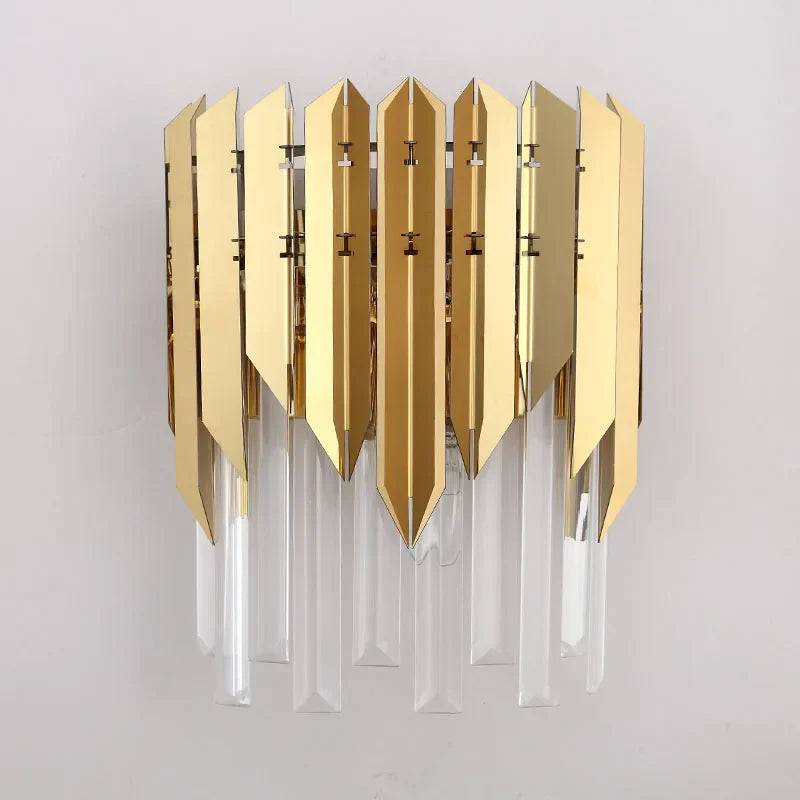 Lámpara de pared de cristal DecorBites™: Luz de carga inalámbrica para dormitorio, pasillo, escalera