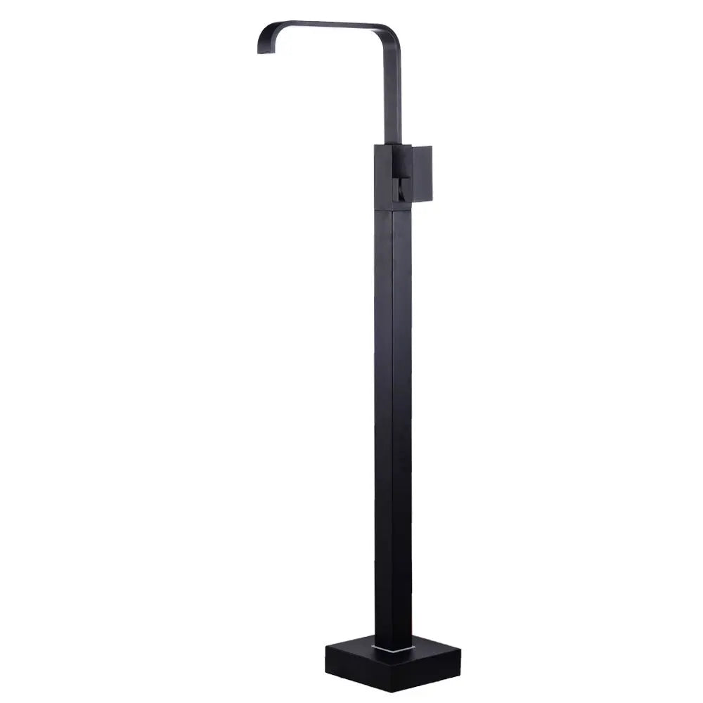 صنبور حوض ديكوربايتس™ الأسود الطويل بمقبض واحد لخلاط الماء الساخن والبارد