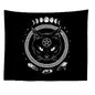 Decobites Cat Witchcraft Black Rose Tapestry Wall Hanging Tapestries for Home Decor