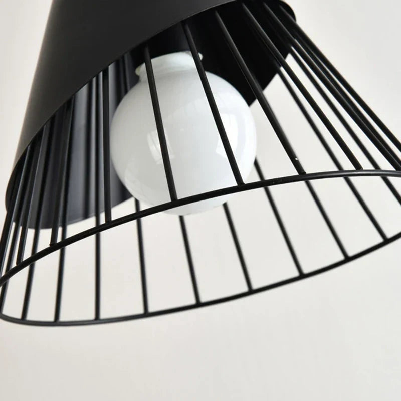 Wood Iron Pendant Lamp