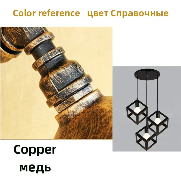 DecorBites™ Industrial Pendant Lamp: Minimalist Nordic Design for Dining Room, Bar, and Villa Decor