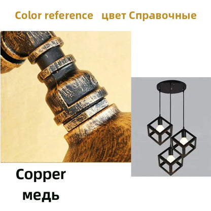 DecorBites™ Industrial Pendant Lamp: Minimalist Nordic Design for Dining Room, Bar, and Villa Decor