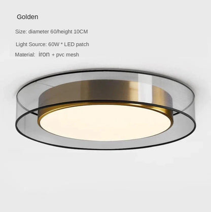 DecorBites™ LED Ceiling Light: Minimalist Nordic Round Lighting Fixture for Living Room, Bedroom, Dining Room