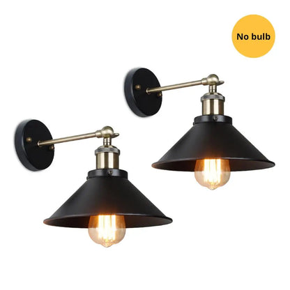 DecorBites™ Industrial Wall Sconce Set for Living Room Bedroom Aisle Lighting