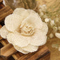 Handmade 9cm Jute Burlap Roses