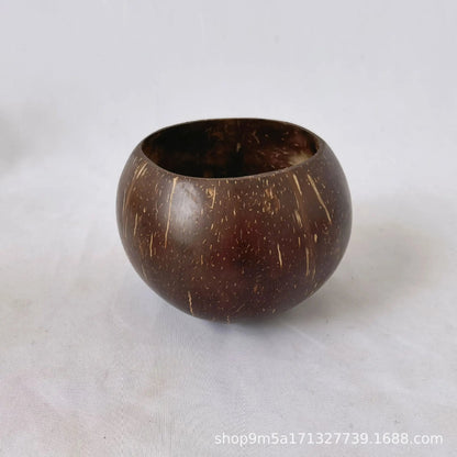 Handmade Coconut Shell Candle Bowl