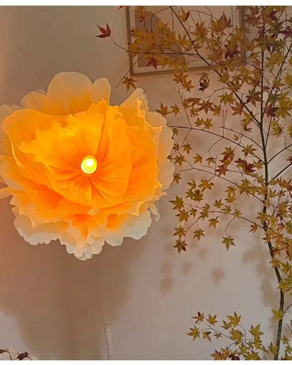 Handmade Flowering Floor Lamp Decor