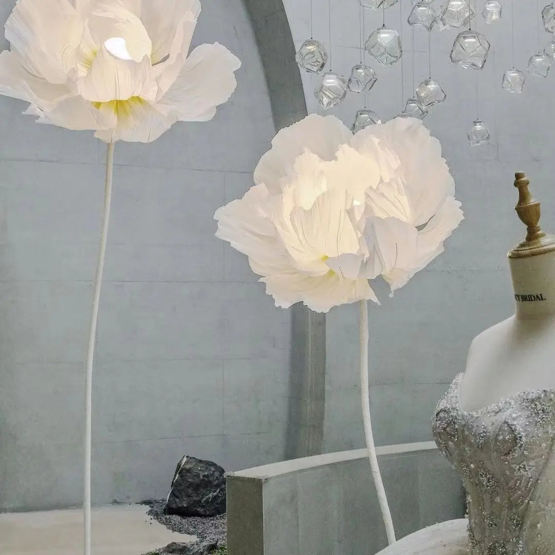 Handmade Flowering Floor Lamp Decor