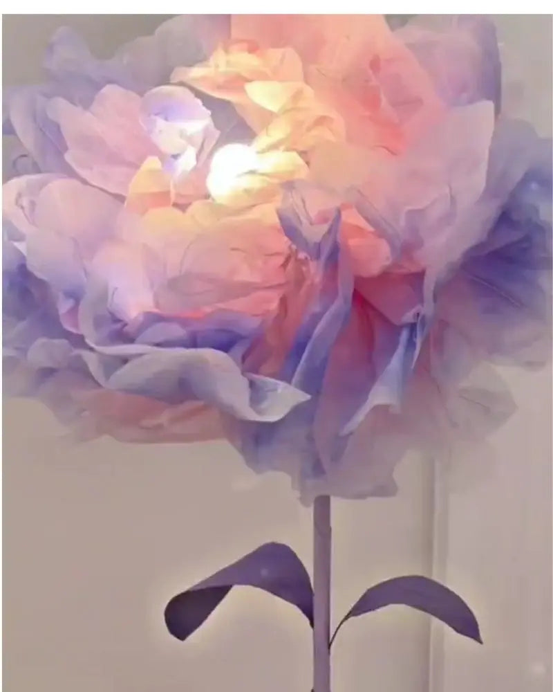 Handmade Flowering Floor Lamp Decor