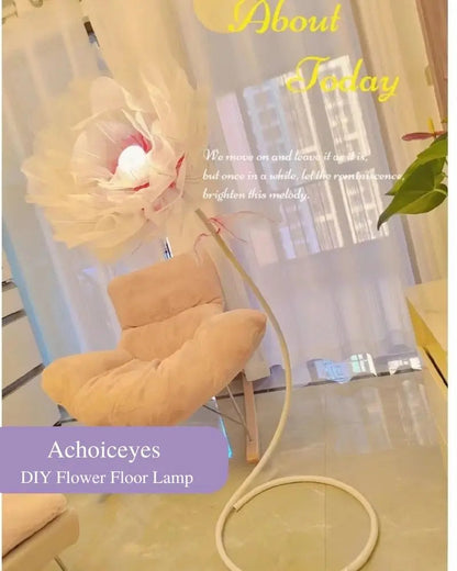 Handmade Flowering Floor Lamp Decor