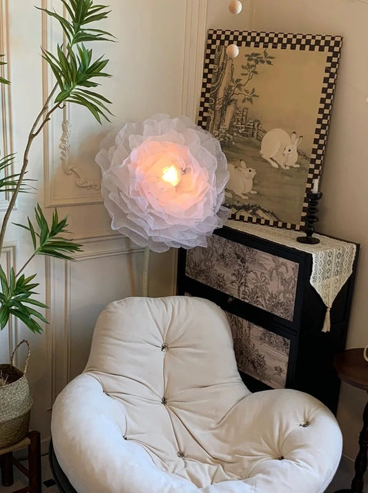 Handmade Flowering Floor Lamp Decor