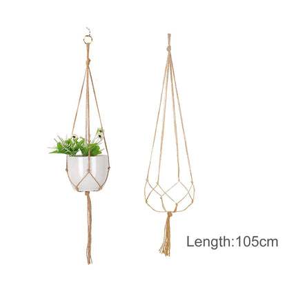 Handmade Jute Macrame Plant Hanger