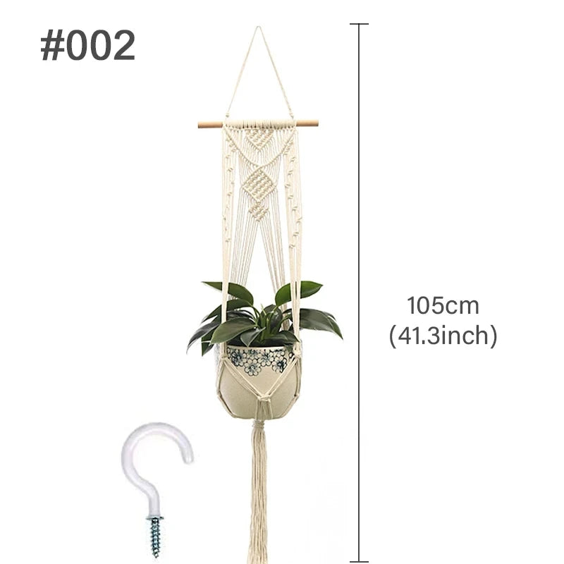 Handmade Jute Macrame Plant Hanger