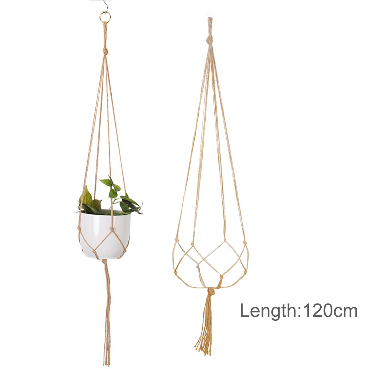 Handmade Jute Macrame Plant Hanger