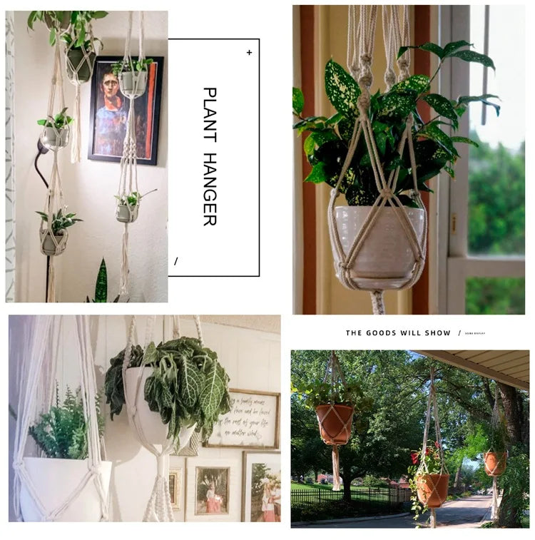 Handmade Jute Macrame Plant Hanger