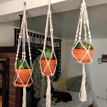 Handmade Jute Macrame Plant Hanger