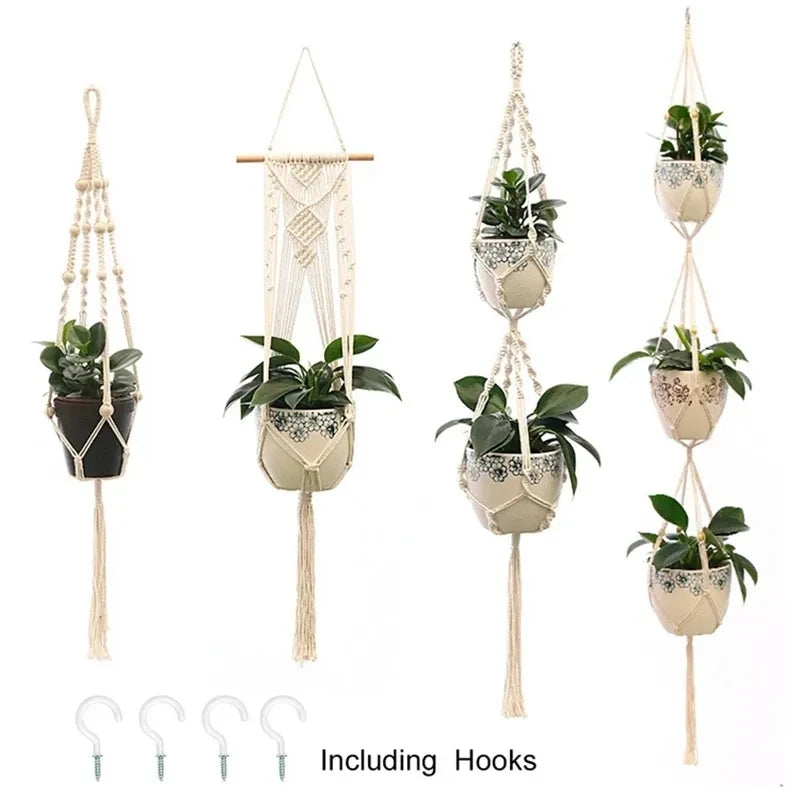 Handmade Jute Macrame Plant Hanger