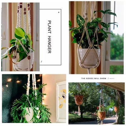 Handmade Jute Macrame Plant Hanger