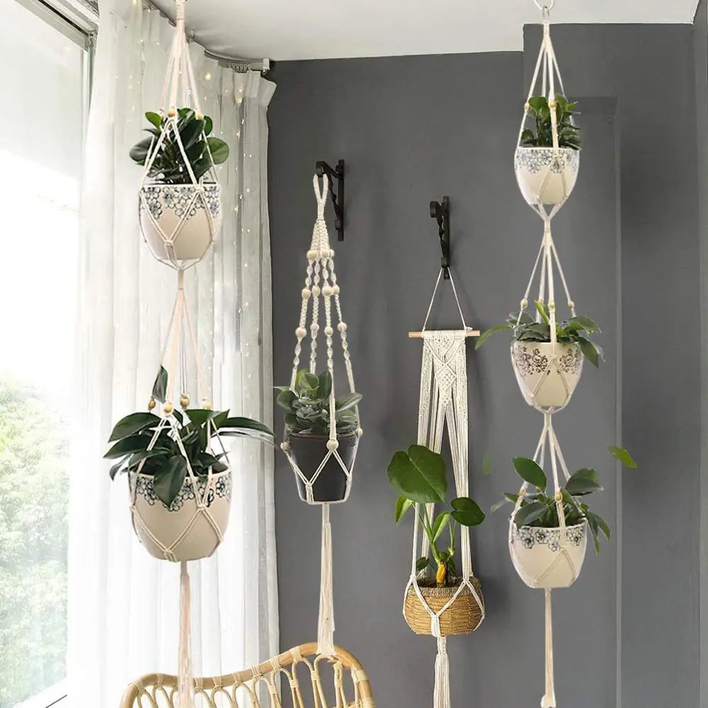 Handmade Jute Macrame Plant Hanger