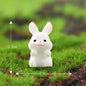 Handmade Resin Carrot Rabbit Figurines