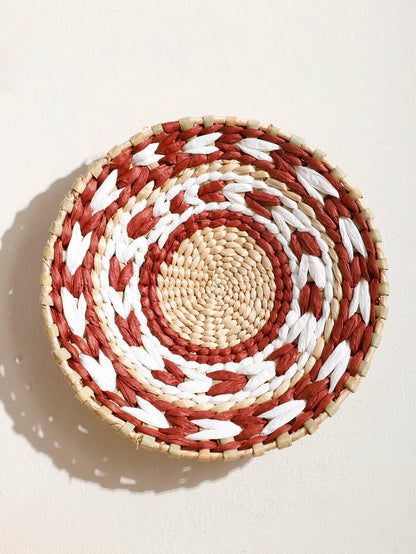 Handmade Seagrass Boho Wall Basket