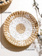 Handmade Seagrass Boho Wall Basket