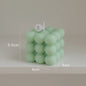 Handmade Soy Bubble Cube Candle