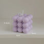 Handmade Soy Bubble Cube Candle