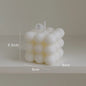 Handmade Soy Bubble Cube Candle