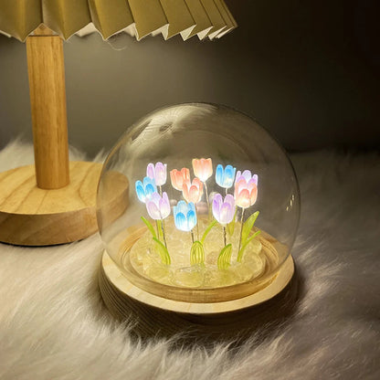 Handmade Tulip LED Night Light