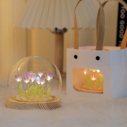 Handmade Tulip LED Night Light