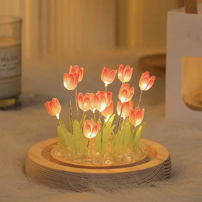 Handmade Tulip LED Night Light