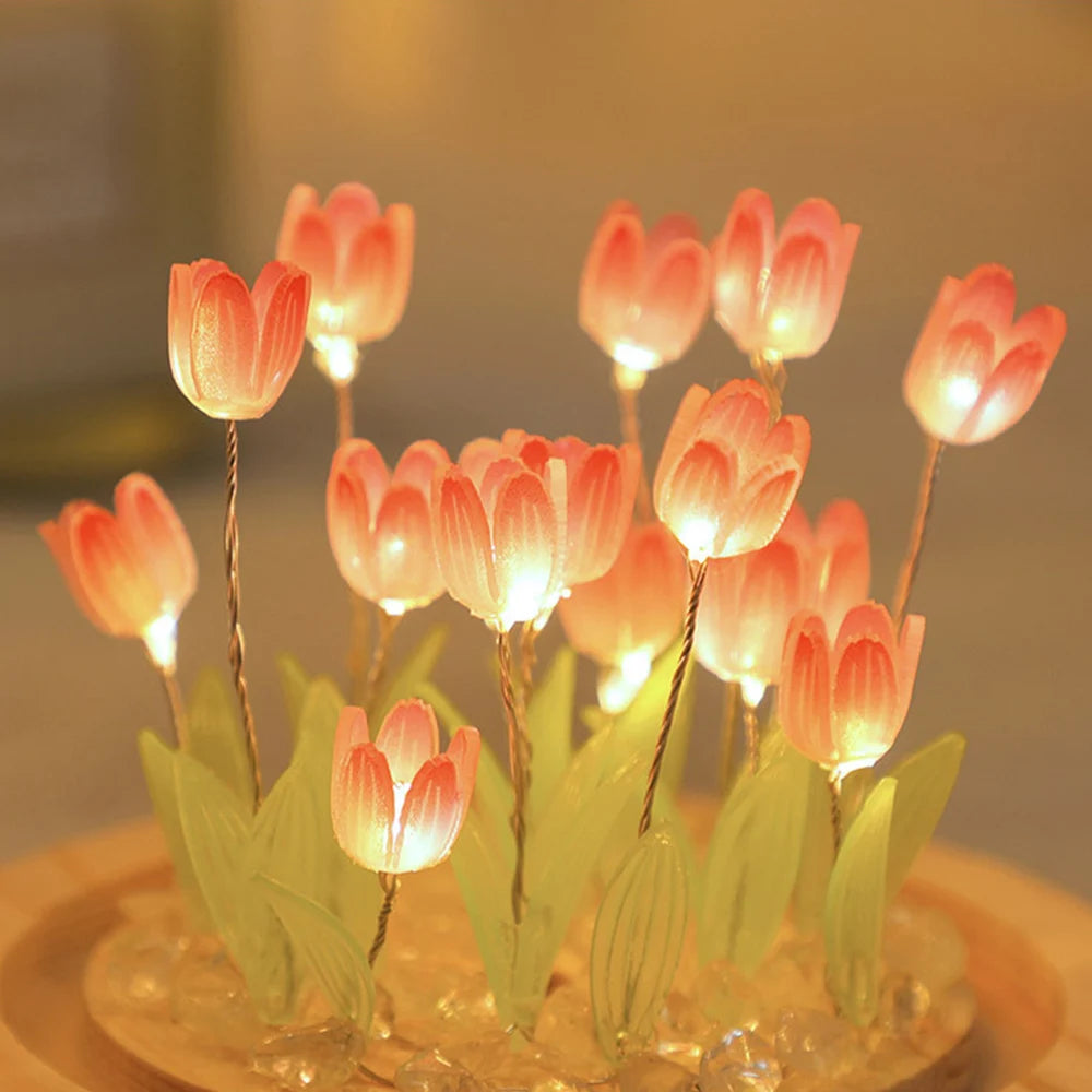 Handmade Tulip LED Night Light